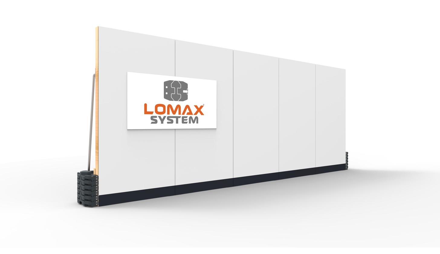 Lomax System — Free-Standing Hoarding